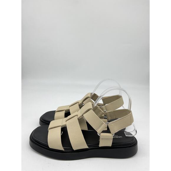 Vagabond Shoemakers 'Connie' Off White Leather Sandal Size 8 - Picture 3 of 6